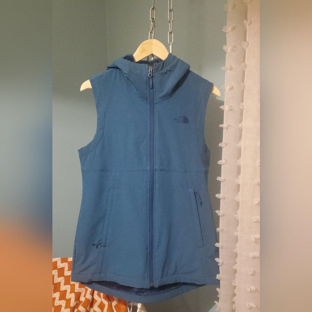 The North Face Women's Sleeveless Hooded Vest - Teal Blue
